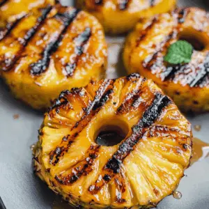 Sweeten up your summer BBQ with this easy Honey Glazed Grilled Pineapple recipe! Fresh pineapple slices are caramelized to perfection with a drizzle of honey, bringing out their natural juices and flavors. Perfect as a side dish or a light dessert, this vibrant treat will impress guests and family alike. Save this recipe for your next cookout and enjoy a tropical twist!
