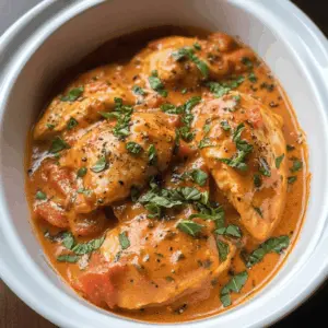 This Slow Cooker Creamy Tomato Basil Chicken Breasts recipe is the perfect weeknight dinner! Tender chicken simmered in a rich tomato basil sauce creates a flavorful dish that pairs wonderfully with pasta or rice. Save this recipe for a cozy family meal or an easy entertaining option that everyone will love!