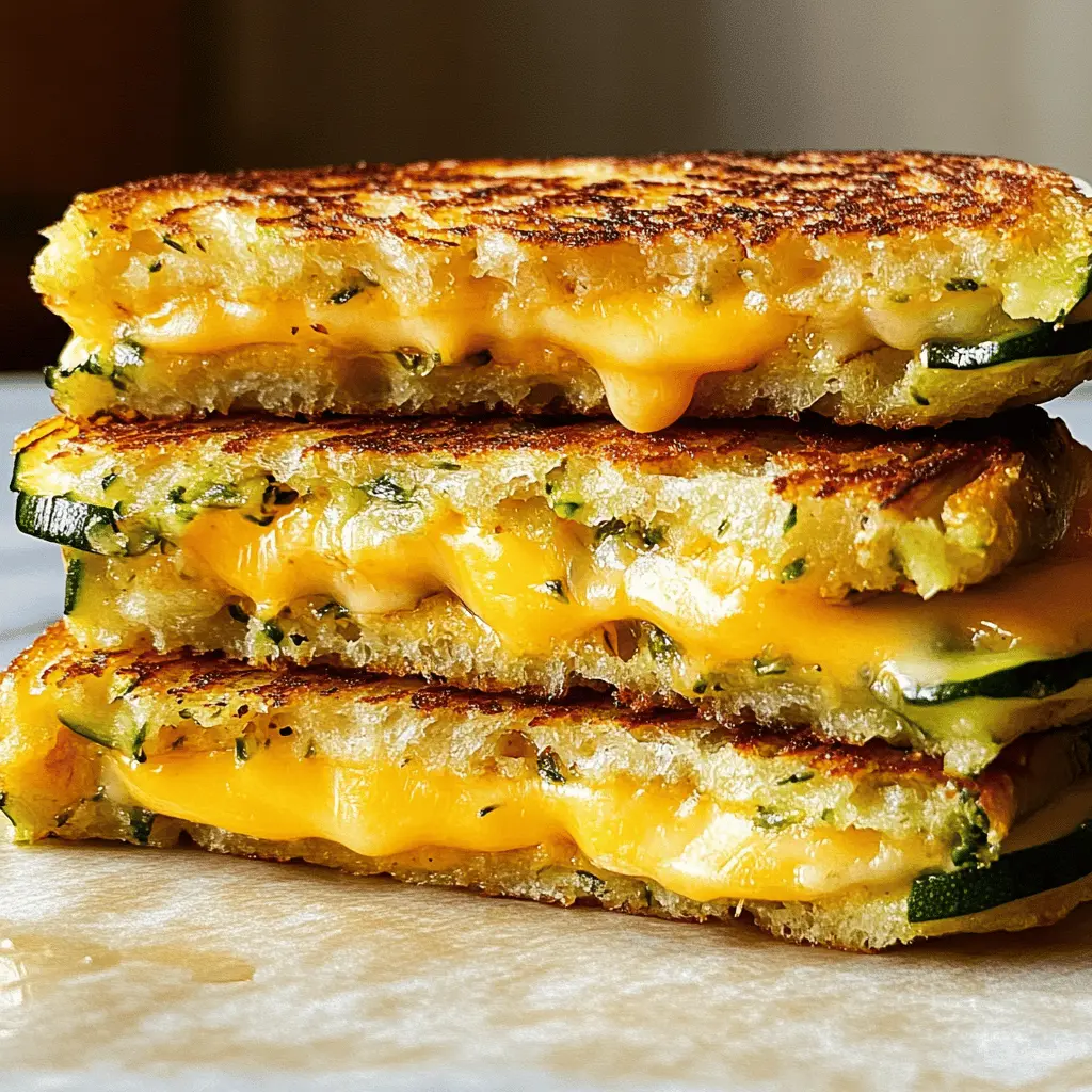 Looking for a tasty twist on a classic? This Zucchini Grilled Cheese is packed with gooey cheese melted between perfectly grilled zucchini slices. It’s a delightful veggie-packed option for lunch or a quick snack. Save this recipe for a satisfying meal any day, or impress friends at your next gathering!