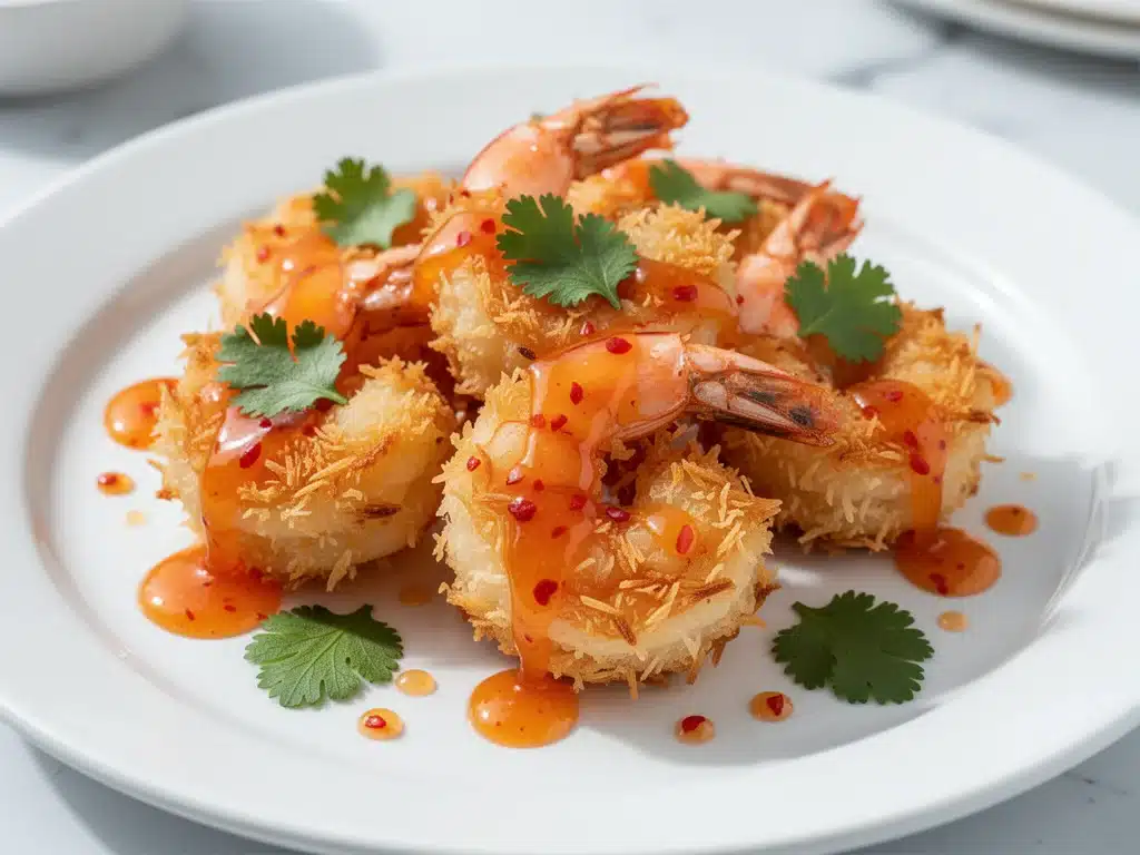 Home 1 air fryer crispy coconut shrimp - featured image