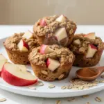 Back to School Apple Cinnamon Baked Oatmeal Cups - featured image