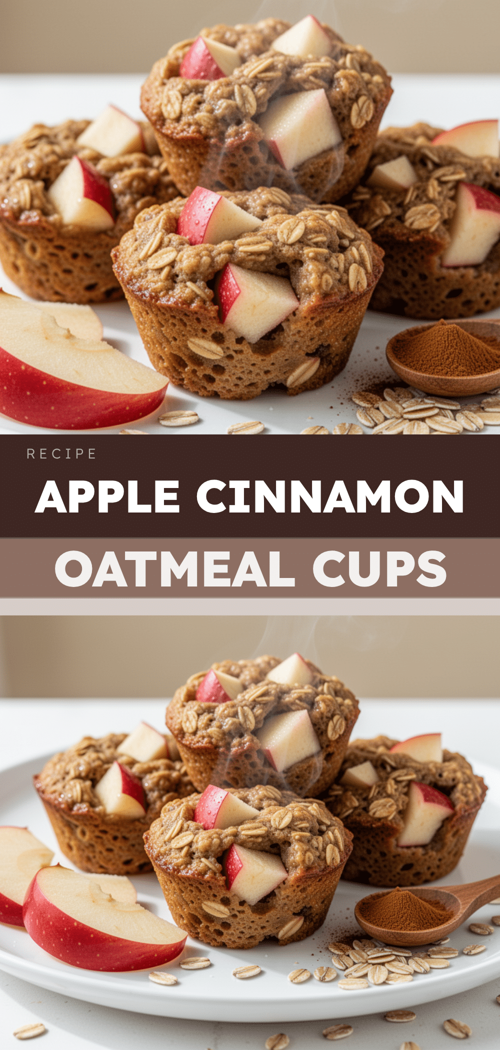Back to School Apple Cinnamon Baked Oatmeal Cups 5 Back to School Apple Cinnamon Baked Oatmeal Cups recipe