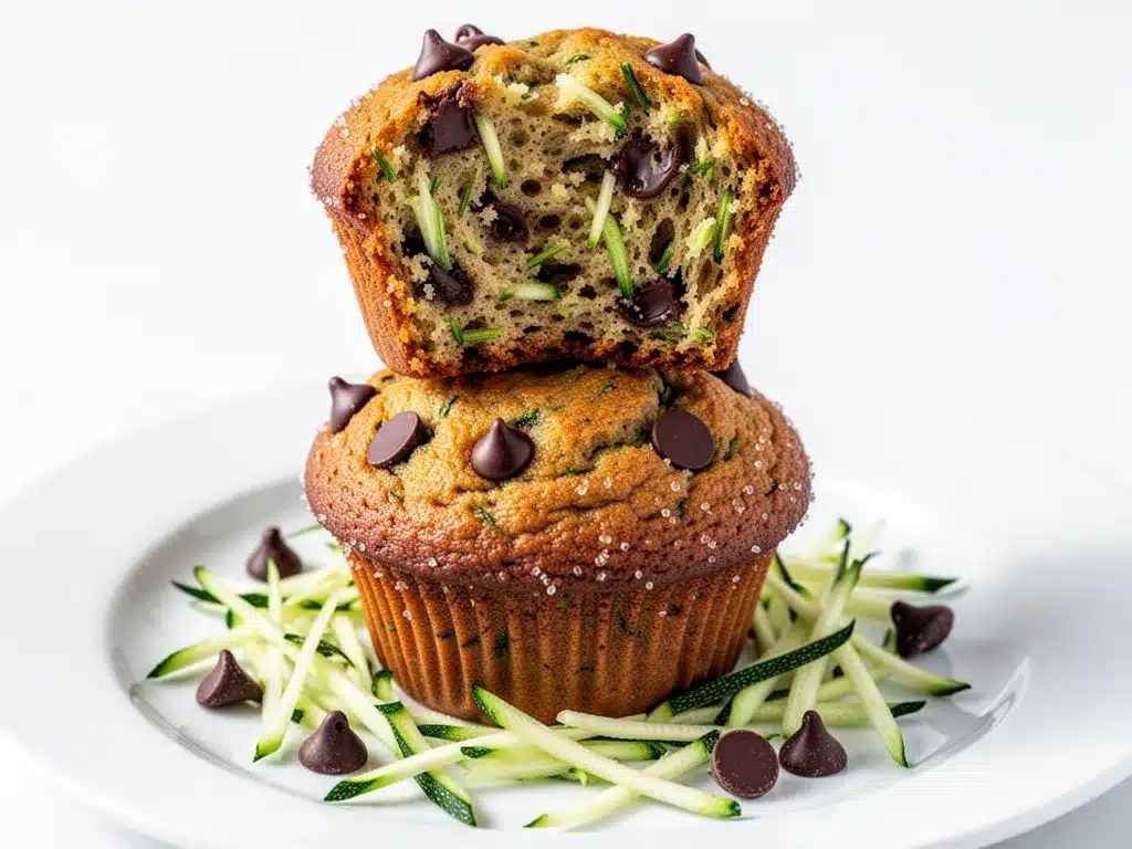 Back to School Chocolate Chip Zucchini Muffins: Easy 12-Count Recipe 4 back to school chocolate chip zucchini muffins preparation steps