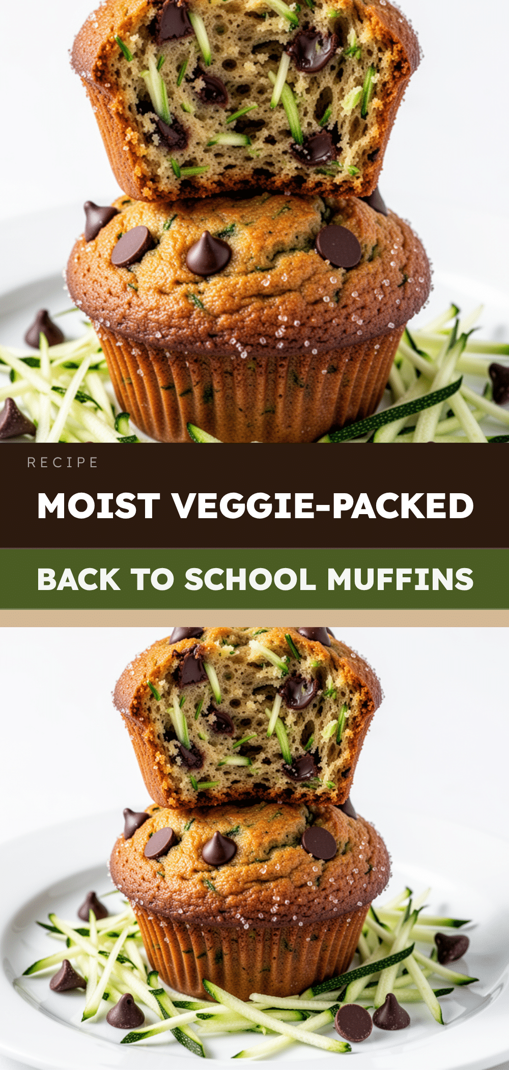 Back to School Chocolate Chip Zucchini Muffins: Easy 12-Count Recipe 5 back to school chocolate chip zucchini muffins recipe