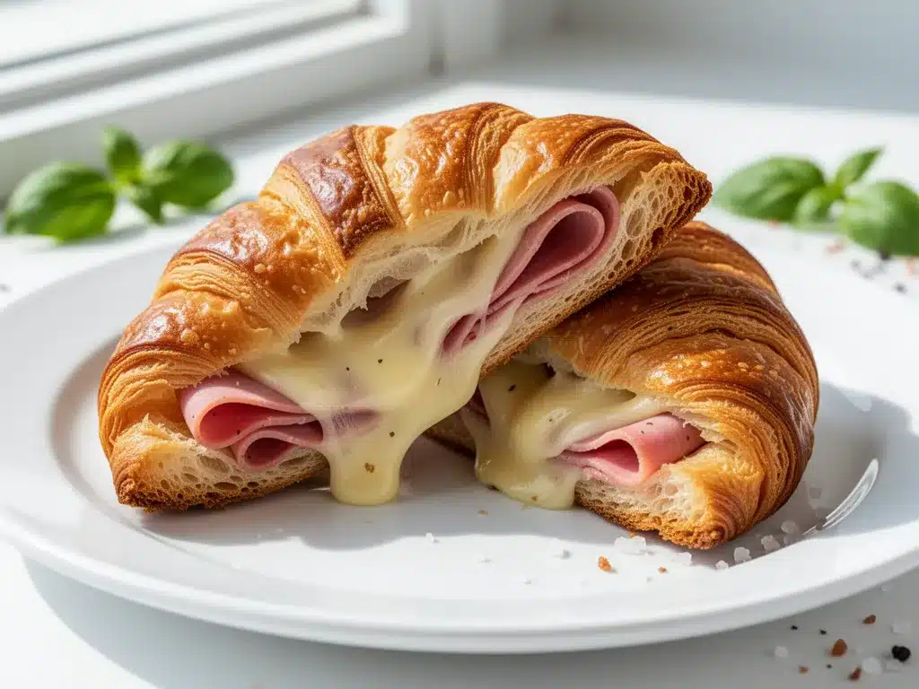 Back to School Ham and Swiss Croissant Sandwiches 4 Back to School Ham and Swiss Croissant Sandwiches preparation steps