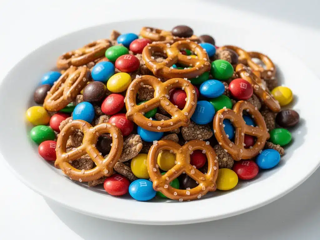Back to School Homemade Trail Mix with Pretzels and M&Ms 4 Back to School Homemade Trail Mix preparation steps