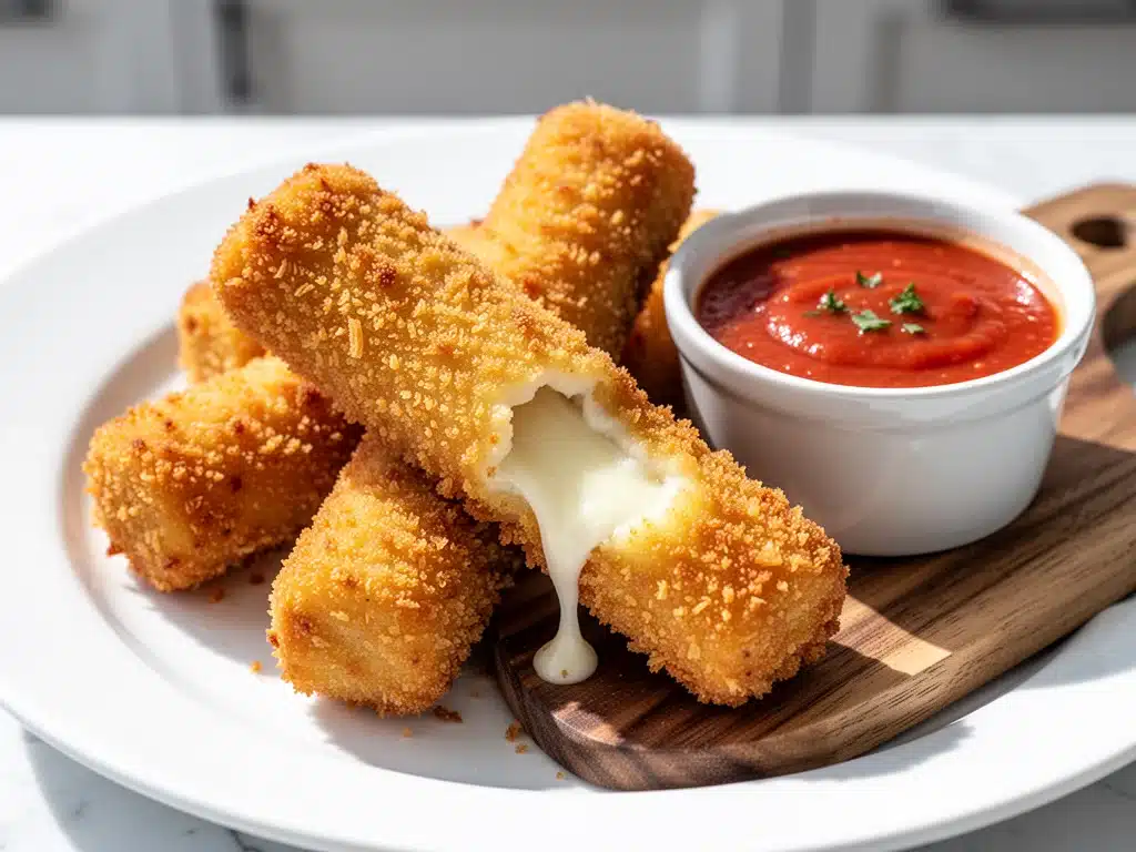 Baked Mozzarella Sticks - featured image