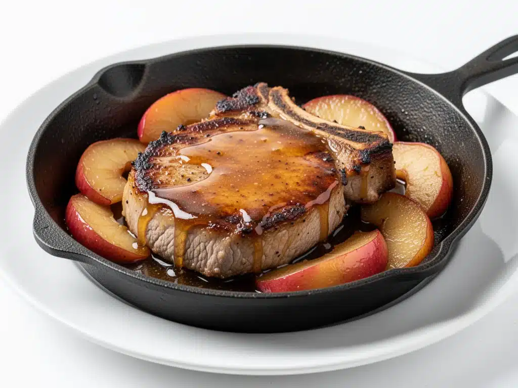 Home 1 cast iron skillet pork chops - featured image