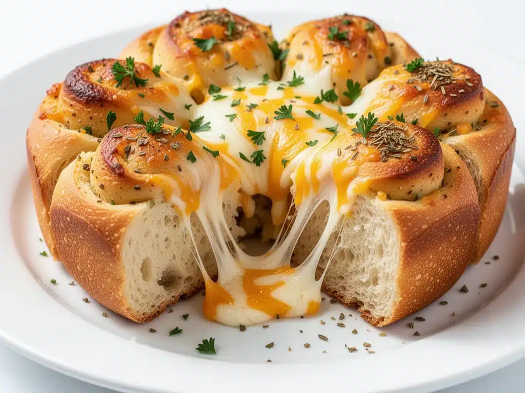 Home 2 cheesy pull-apart garlic bread - featured image
