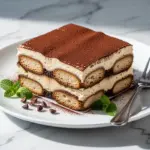 classic Italian tiramisu with mascarpone cream - featured image