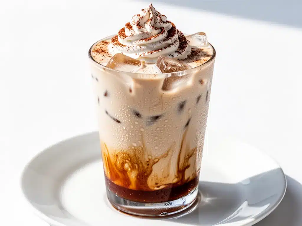 Creamy Iced Brown Sugar Oat Milk Latte: Easy Morning Recipe 4 creamy iced brown sugar oat milk latte preparation steps