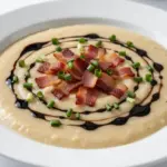 creamy loaded cauliflower soup - featured image