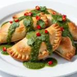 crispy baked chicken empanadas - featured image
