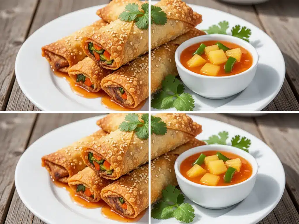 Crispy Baked Vegetable Egg Rolls: 5-Step Healthy Appetizer 4 crispy baked vegetable egg rolls preparation steps