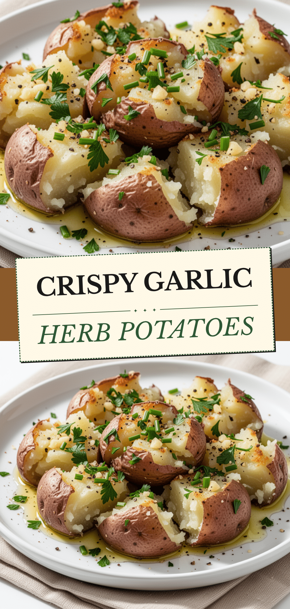 Crispy Garlic Herb Smashed Red Potatoes: 5 Best Sides 5 Crispy Garlic Herb Smashed Red Potatoes recipe