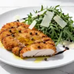 crispy panko crusted chicken milanese - featured image