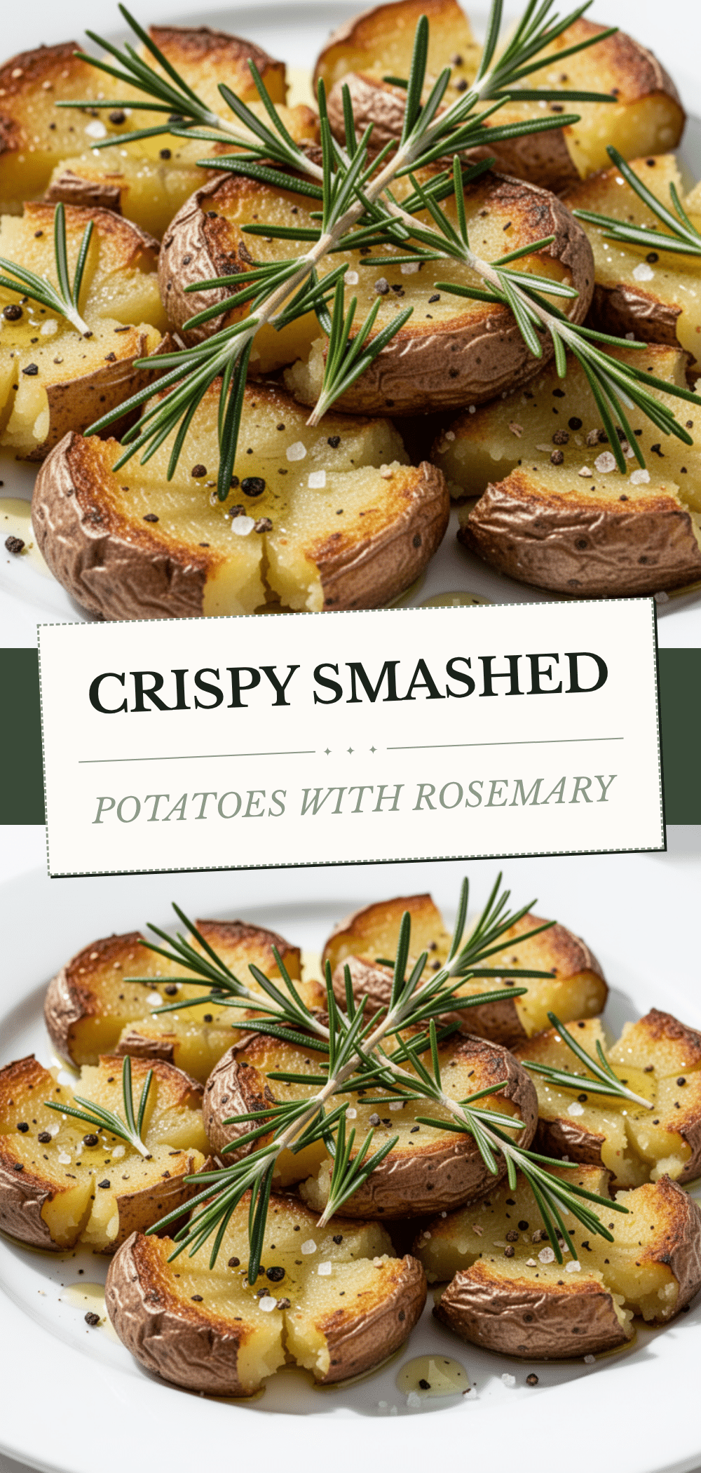 Crispy Smashed Fingerling Potatoes with Rosemary 5 Crispy Smashed Fingerling Potatoes with Rosemary recipe