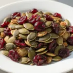 crunchy roasted pumpkin seed trail mix - featured image