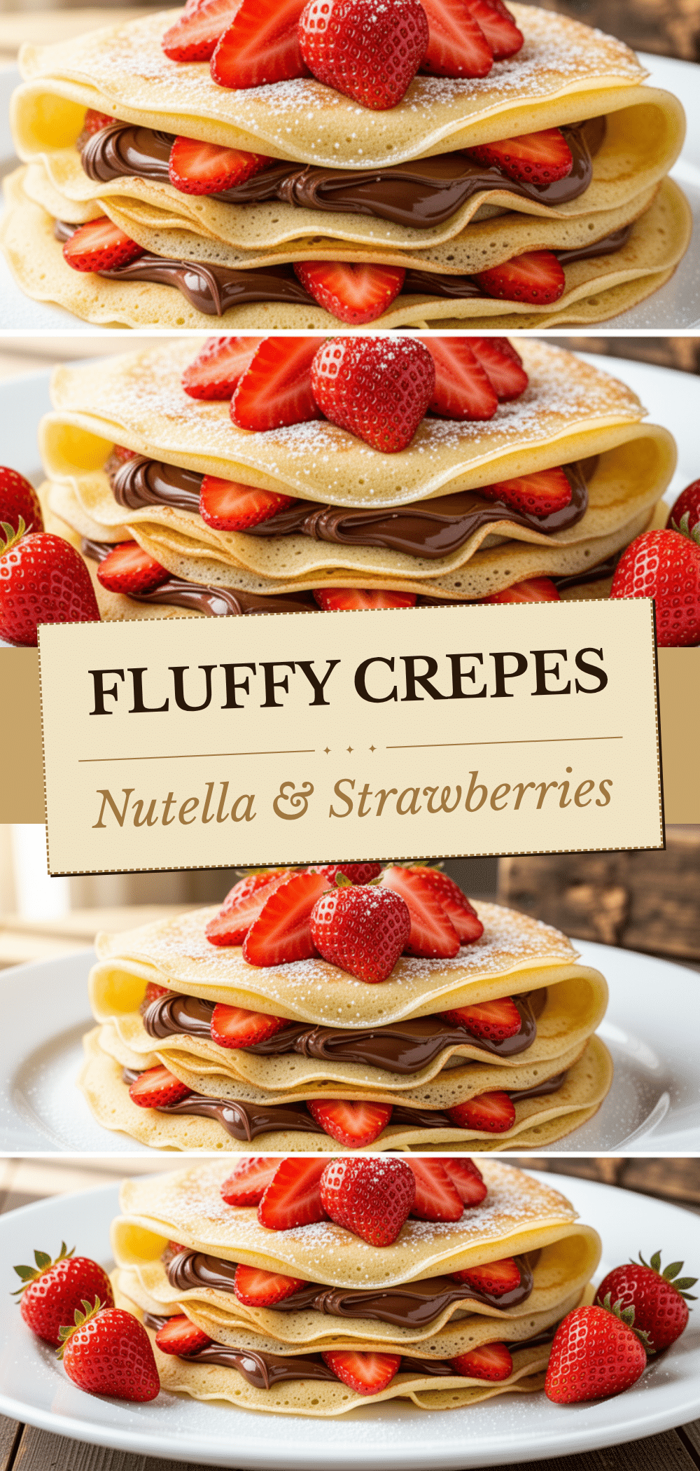 Fluffy Homemade Crepes: Nutella & Strawberry Recipe 5 fluffy homemade crepes recipe