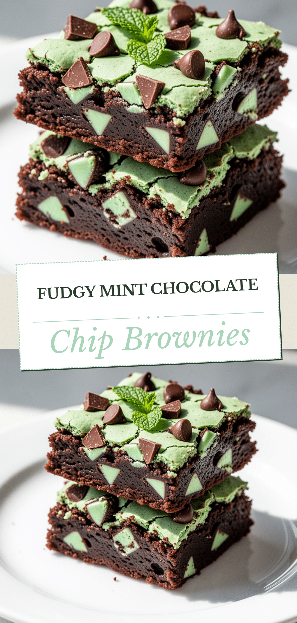 Fudgy Mint Chocolate Chip Brownies: Best No-Bake Dessert 5 fudgy mint chocolate chip brownies recipe