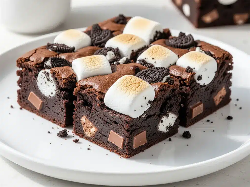 Fudgy Rocky Road Brownies: Best Easy Marshmallow Treat 4 Fudgy Rocky Road Brownies preparation steps