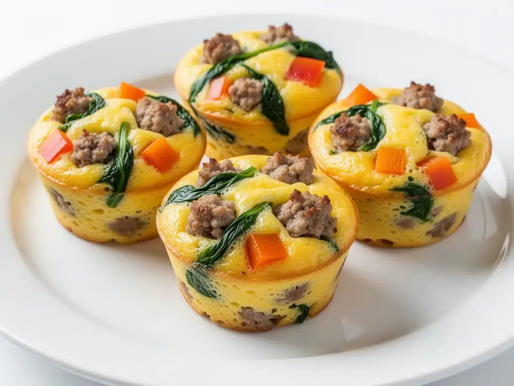 high-protein baked egg muffins - featured image