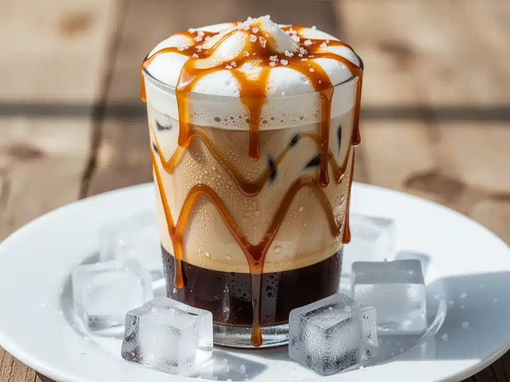 Homemade Salted Caramel Iced Coffee: Easy 5-Min Breakfast 4 homemade salted caramel iced coffee preparation steps