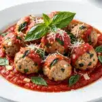 Homestyle Turkey Meatballs in Marinara Sauce - featured image
