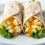 low-carb egg and cheese breakfast wraps - featured image