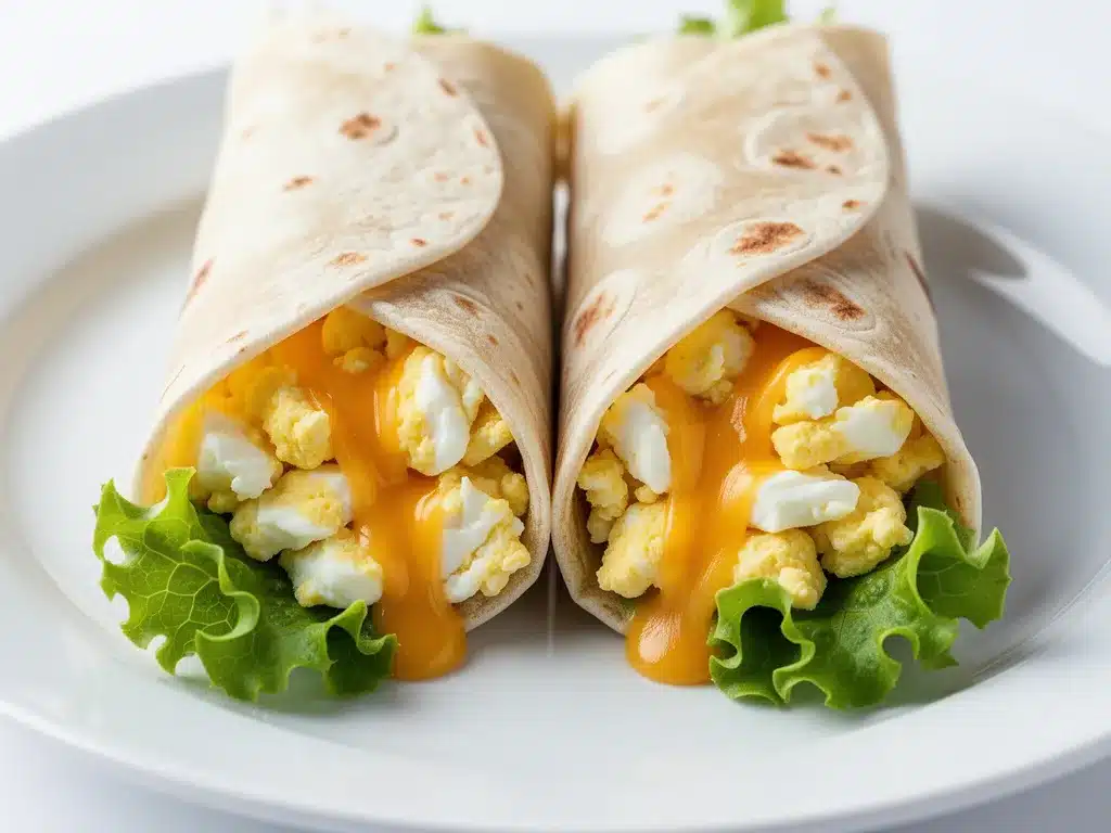 Low-Carb Egg and Cheese Breakfast Wraps: 5-Minute Keto Meal 4 low-carb egg and cheese breakfast wraps preparation steps