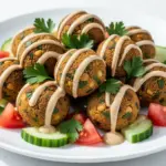 Mediterranean baked falafel - featured image