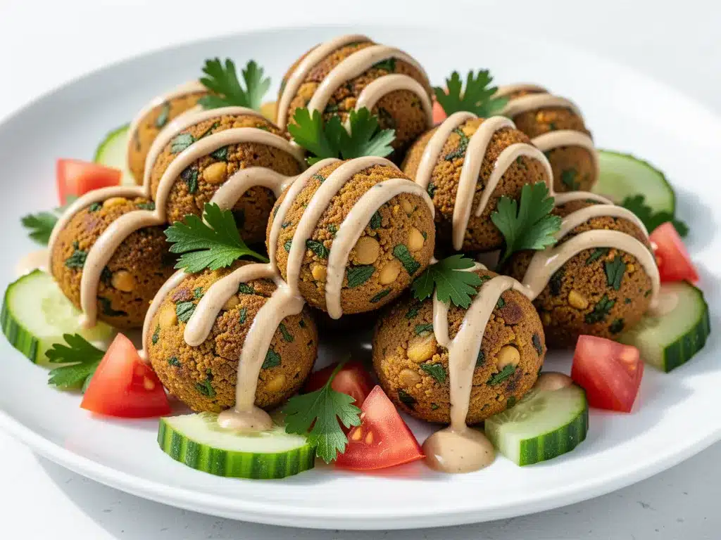 Mediterranean Baked Falafel: 3-Ingredient Healthy Dinner 4 Mediterranean baked falafel preparation steps
