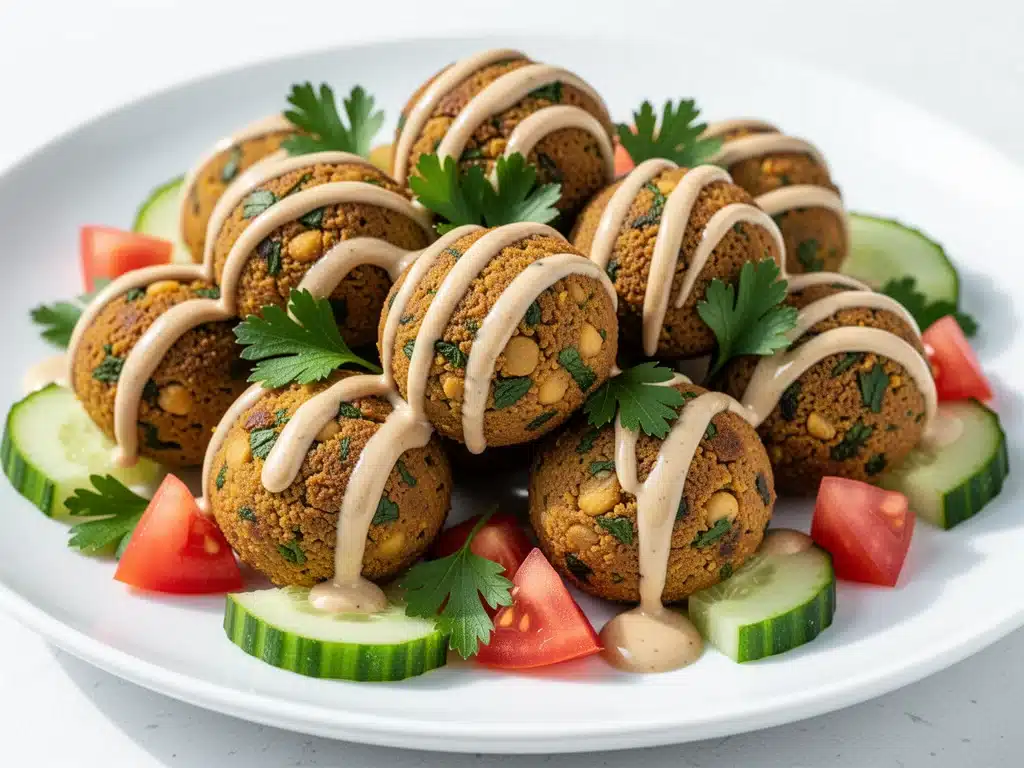 Home 2 Mediterranean baked falafel - featured image