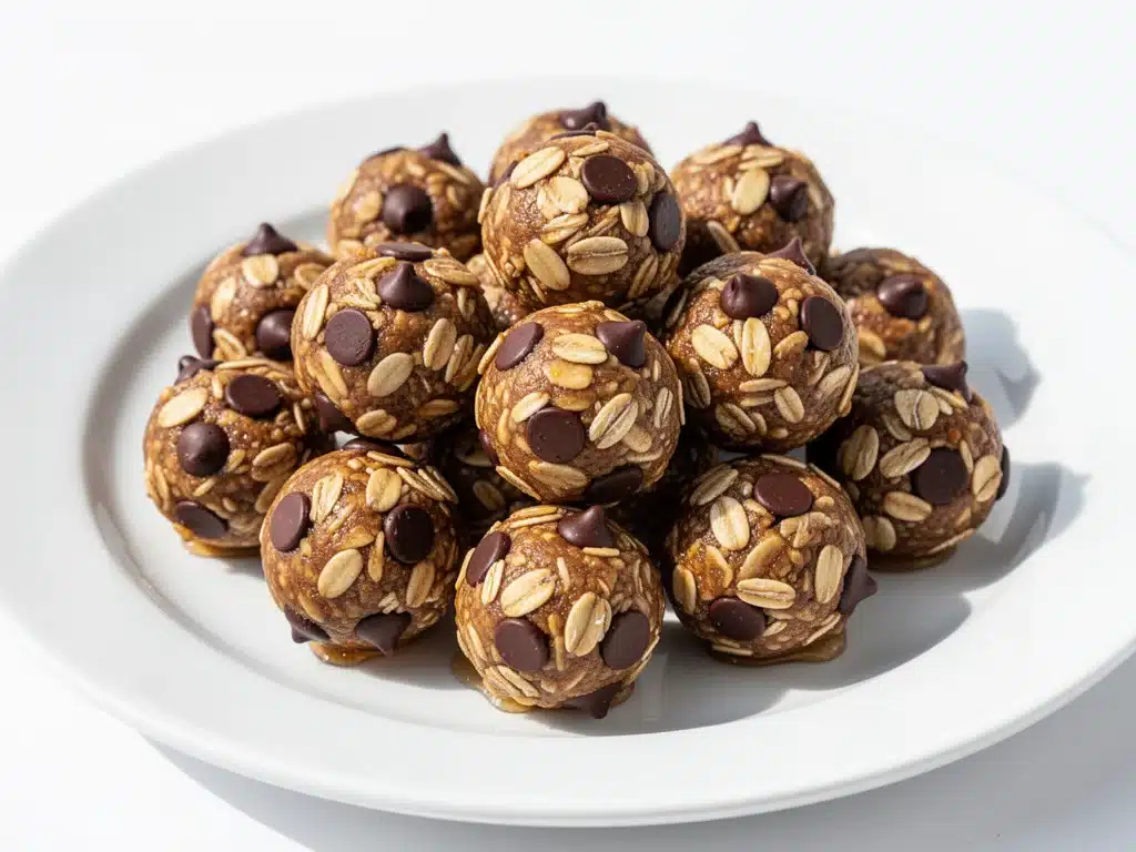 no-bake oatmeal energy bites - featured image