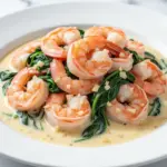 one-pan creamy garlic butter shrimp - featured image