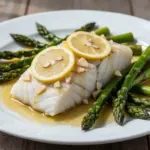 one pan lemon garlic butter cod - featured image