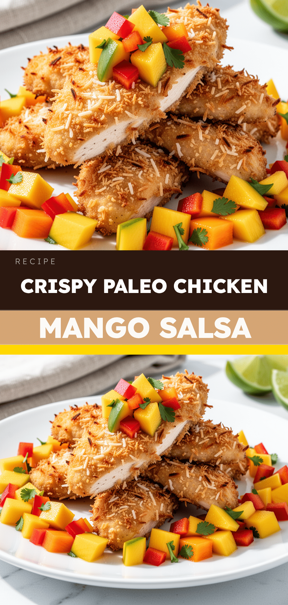 Paleo Coconut Crusted Chicken Tenders: 10 Min Easy Weeknight Meal 5 paleo coconut crusted chicken tenders recipe