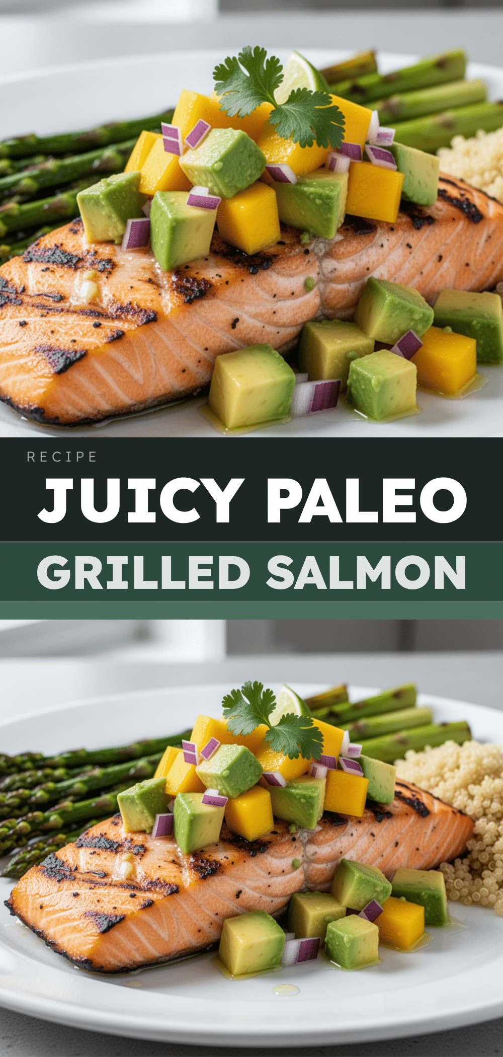 Paleo Grilled Salmon with Mango Avocado Salsa 5 paleo grilled salmon with mango avocado salsa recipe