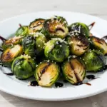 Roasted Garlic Parmesan Brussels Sprouts - featured image