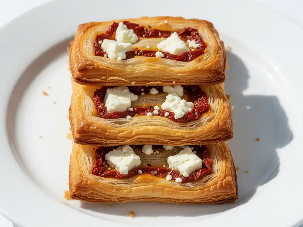 Home 1 savory sun-dried tomato feta palmiers - featured image