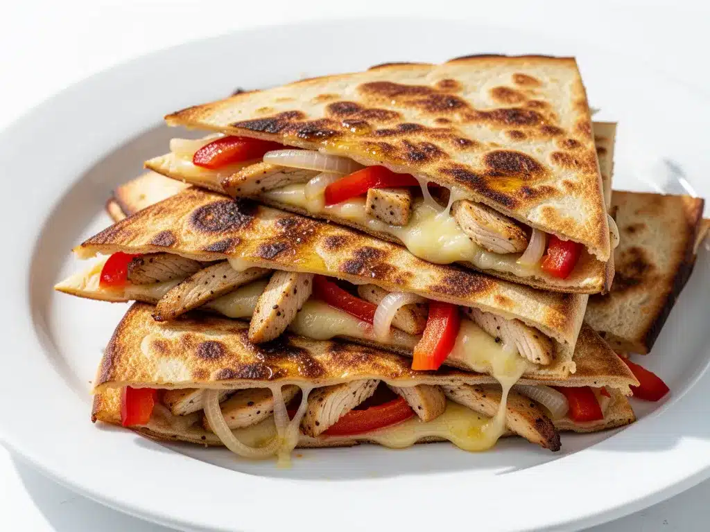 Back to School Sheet Pan Chicken Fajita Quesadillas: 5-Step Easy Meal 4 sheet pan chicken fajita quesadillas preparation steps
