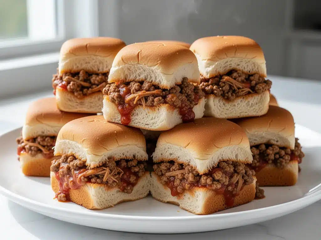 slow cooker sloppy joe sliders - featured image