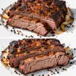 slow roasted beef brisket with smoky dry rub - featured image