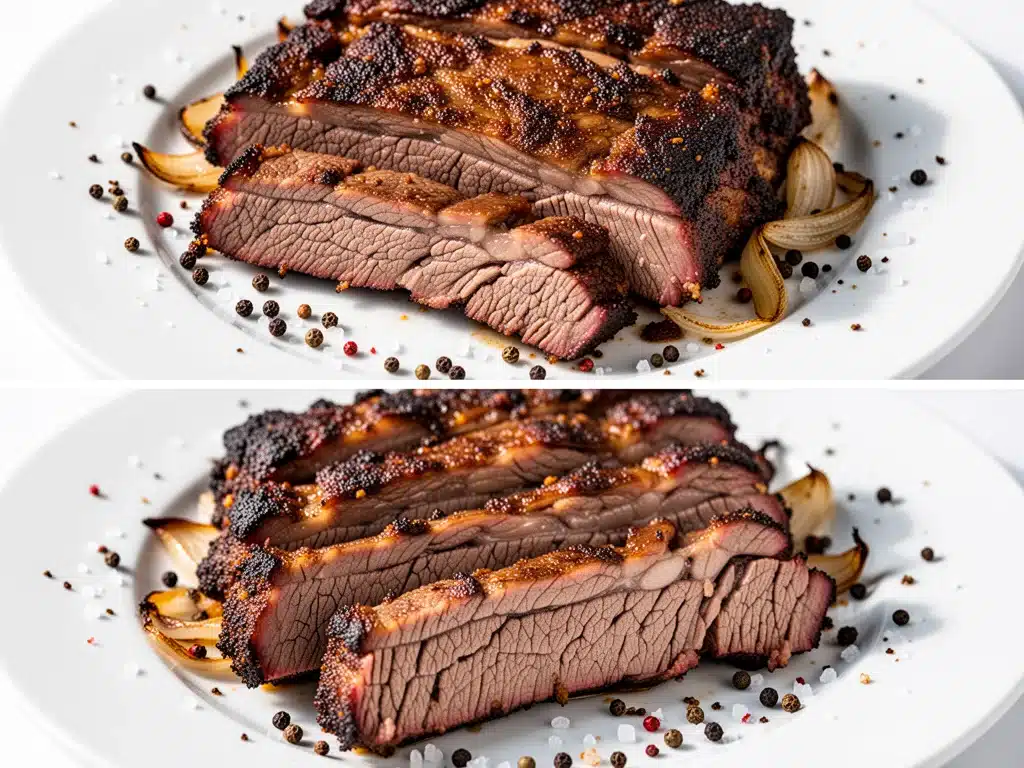 Home 3 slow roasted beef brisket with smoky dry rub - featured image