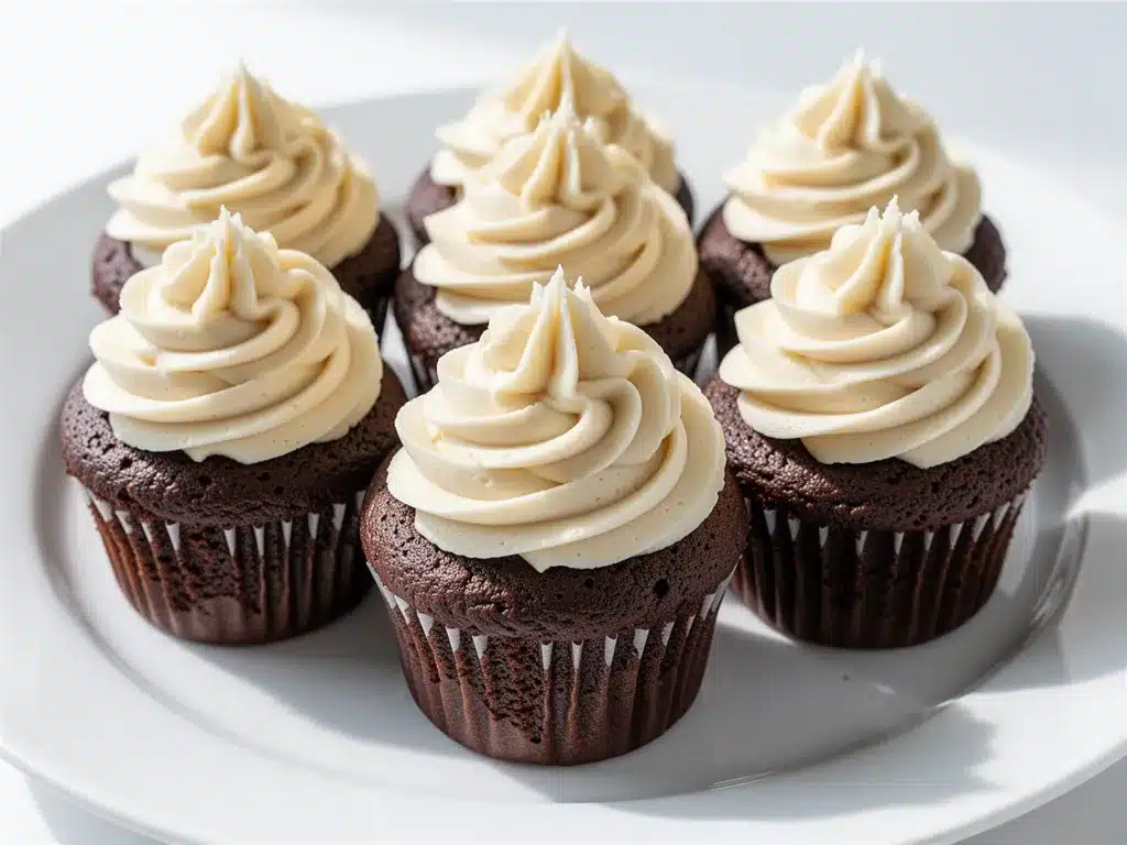 Small Batch Chocolate Cupcakes: Best Vanilla Frosting 4 small batch chocolate cupcakes preparation steps