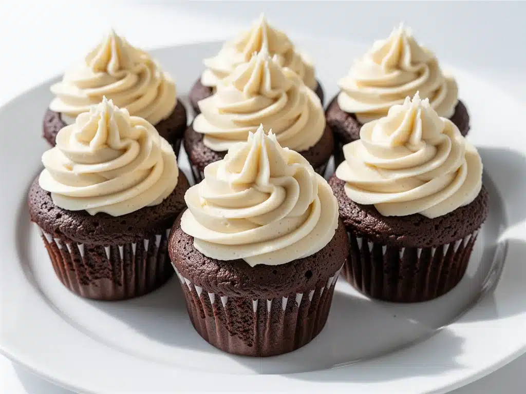small batch chocolate cupcakes - featured image