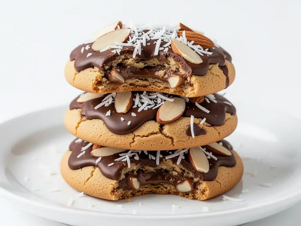 Soft-Baked Almond Joy Cookies - featured image