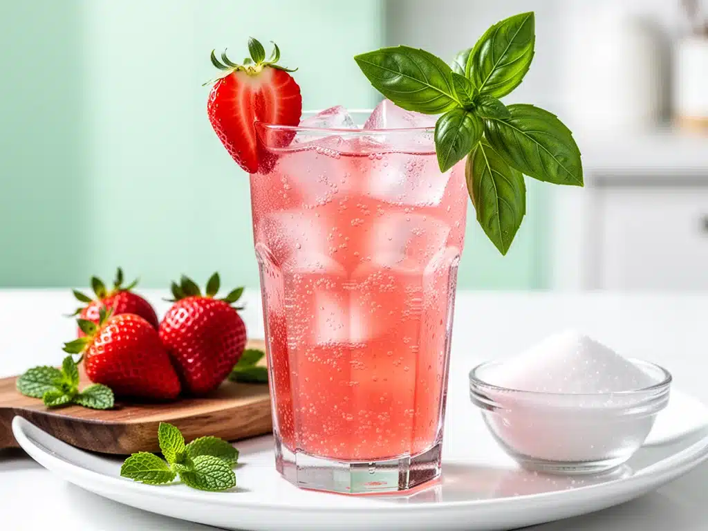 Home 6 sparkling strawberry basil lemonade - featured image