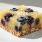 Sugar-Free Lemon Blueberry Bars - featured image