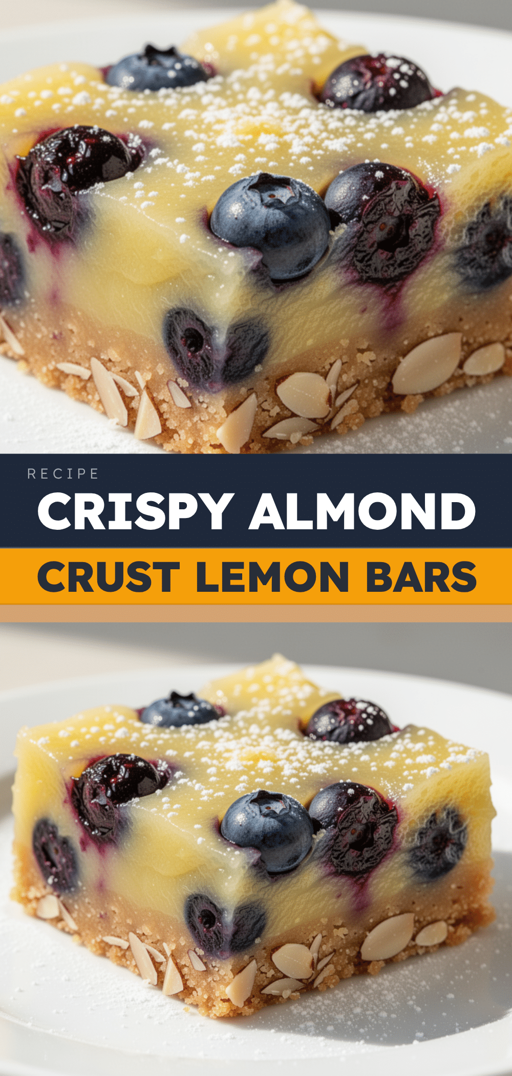 Sugar-Free Lemon Blueberry Bars: 3-Ingredient Almond Crust 5 Sugar-Free Lemon Blueberry Bars recipe